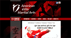 Desktop Screenshot of americanelitemartialarts.com